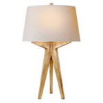 Wooden Tripod Table Lamp – Modern Natural Lighting Accent