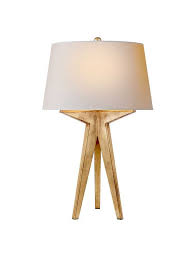 Wooden Tripod Table Lamp – Modern Natural Lighting Accent